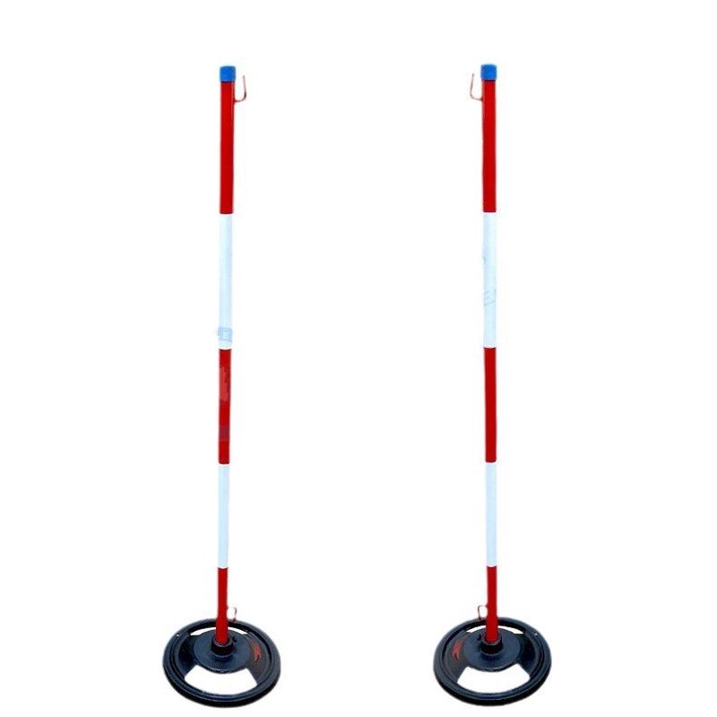 不锈钢伞式墩支架电力安全警示带支架围栏式围栏网专用立杆