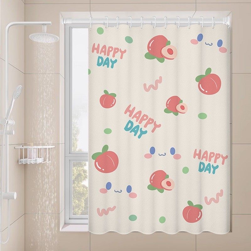 卫生间窗帘防走光防水布厕所窗户专用防窥浴室洗澡免打孔遮挡帘