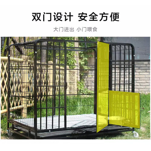 厂家直供方管博美金毛泰迪狗笼子小中大型犬宠物笼子宠物笼狗笼子