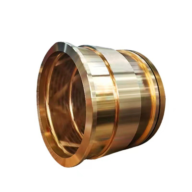 厂家供应自润滑黄铜套qal9-4铝青铜套加工锡青铜半轴耐磨铜瓦衬套