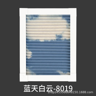 阳光房帘子隔热降噪天棚帘天窗防晒卷帘 全遮光窗帘蜂巢帘电动款