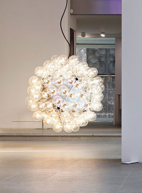 热销意大利餐厅吊灯flos现代简约创意个性时尚大气玻璃蒲公英装饰