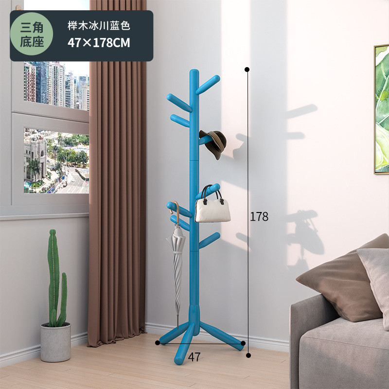 室内晾衣架衣帽架简易卧室衣服收纳架租房落地移动金属挂衣置物架