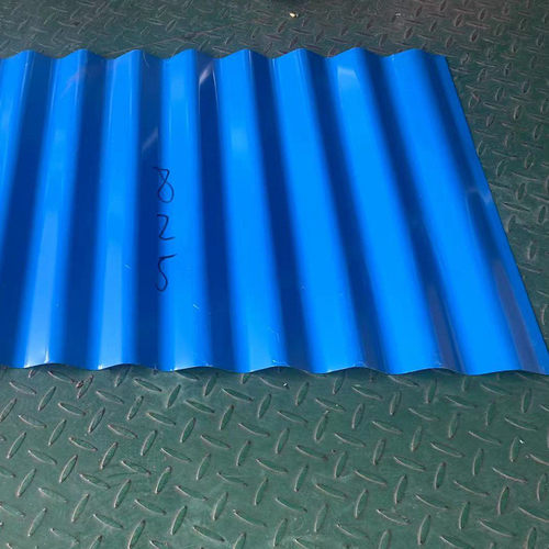 单层彩钢瓦板瓦楞夹芯板波浪涂层彩色钢板工地围挡屋顶铁皮