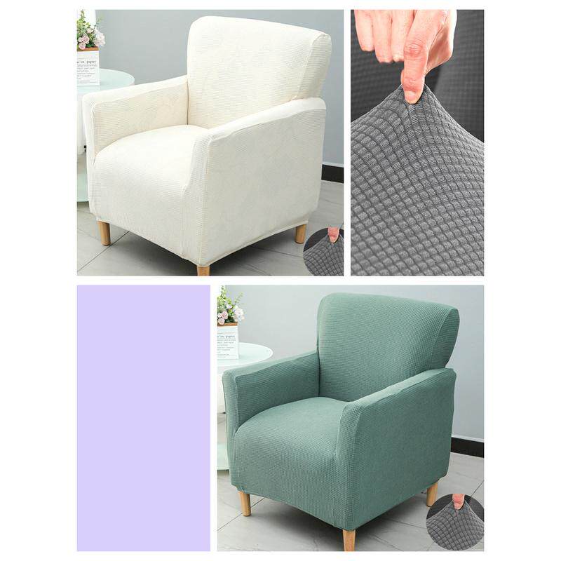 a5l弹力通用型单人沙发套罩笠套套独个老式小座椅子美甲盖布全包