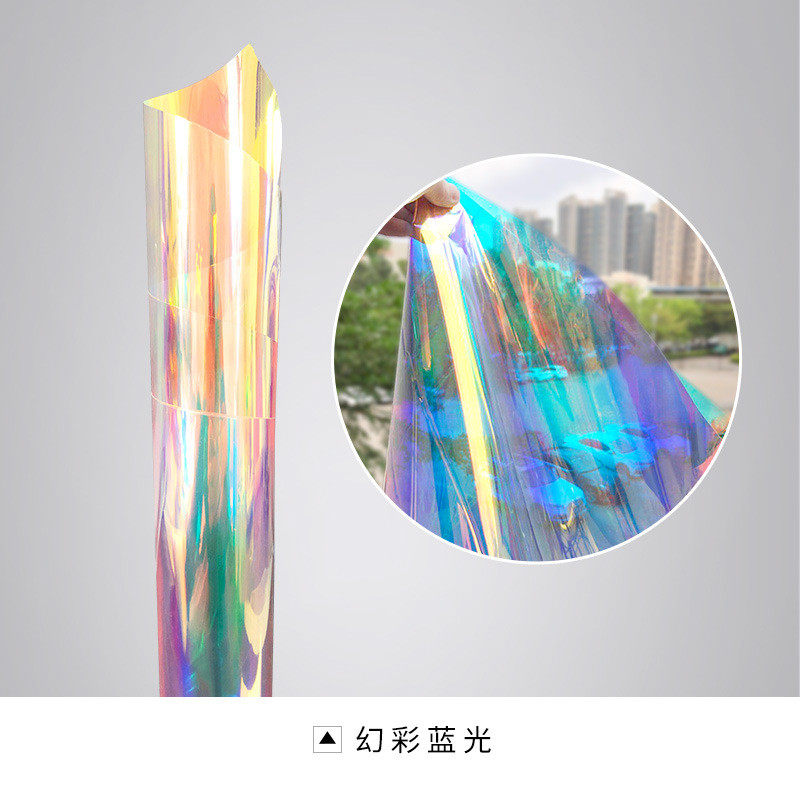 镜面地毯婚庆纸面纸反光镜折谢水波纹锡膜纸创意褶皱镜面拍照新款