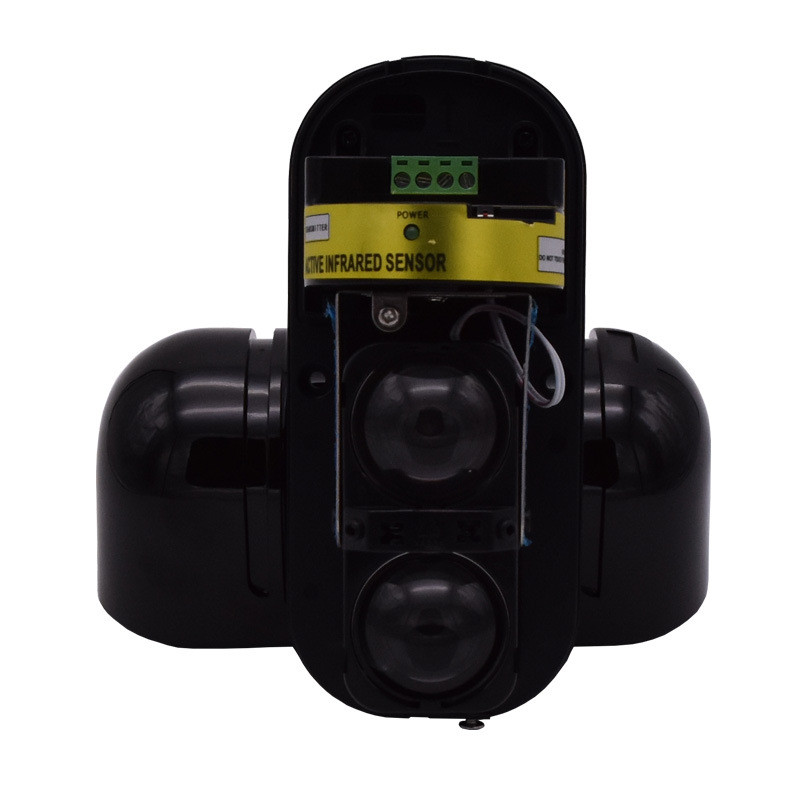 abt-100红外周界双光束小区探测报警器有线联网报警器厂家直销