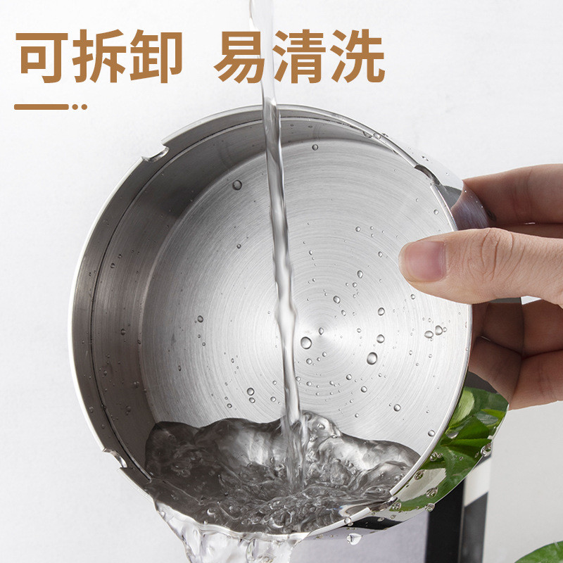 时尚创意个性烟灰盅欧式家居烟盅不锈钢烟灰缸酒吧KTV防风烟灰缸