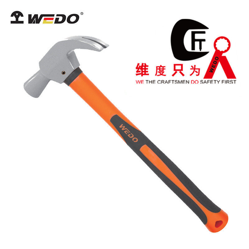 WEDO维度工具304不锈钢装柄羊角锤多用途起钉锤钉锤榔头ST8406