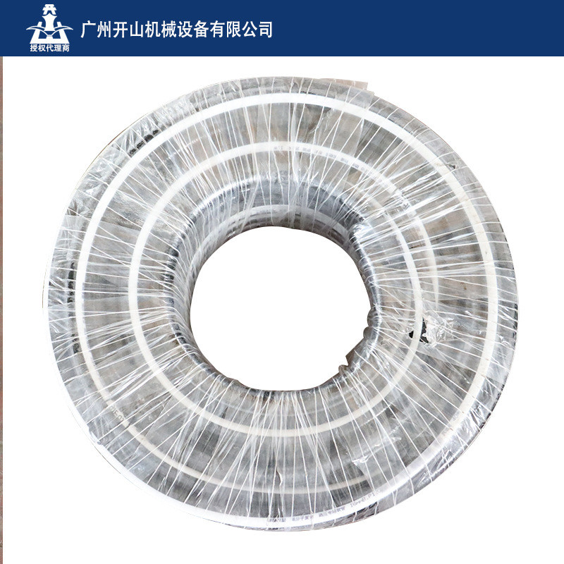 攀霖牌工业黑色天然橡胶空气软管PVC涤纶纤维增强软管Φ16mm*50m