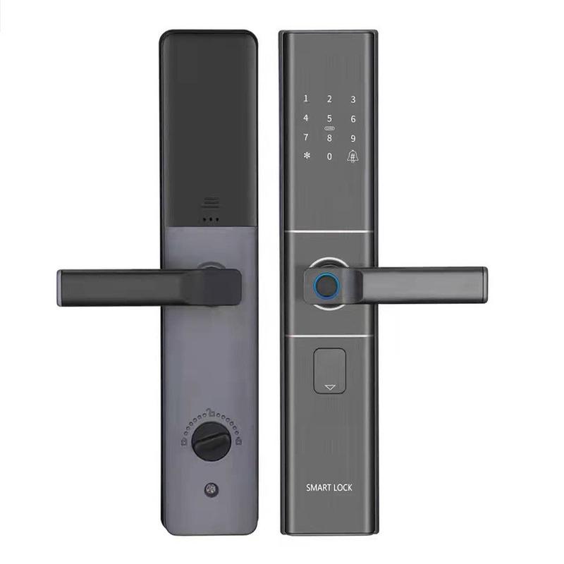 壹鹿有你智能锁家用防盗门密码锁电子门锁一握开防盗锁半自动