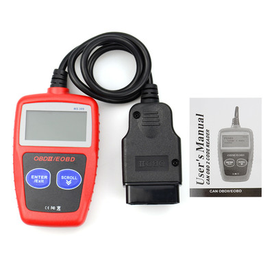 OBD2 MS309 CAN BUS Engine Reader汽车故障诊断仪读码卡吸塑