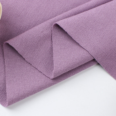 现货加厚罗纹心裁1*1随精梳棉布料260g弹力双面时尚运动面料