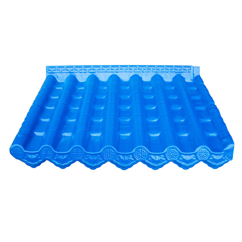 一体瓦塑料装饰瓦片中式古建门头屋檐仿古瓦树脂瓦琉璃瓦围墙青瓦