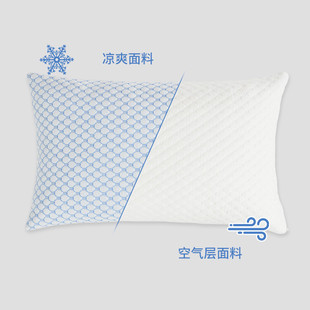 定制爆款凉碎记忆海绵pillow竹枕头成人款可调节单人纤维枕芯