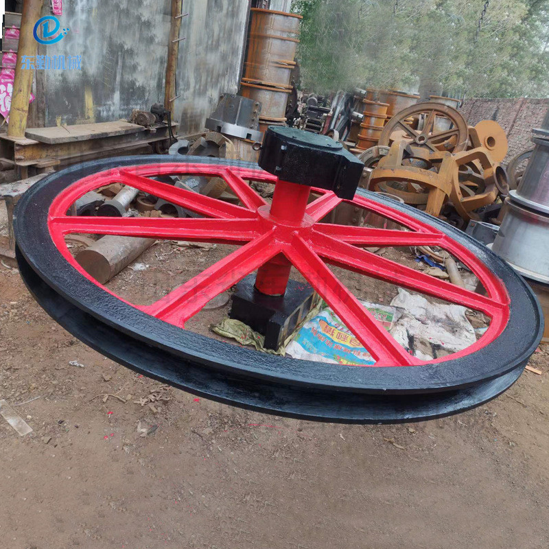 热销提升绞车天轮提升矿用φ1500天轮天轮矿用钢丝绳导绳轮