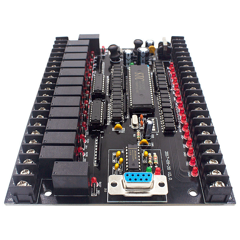 单片机国产30mrplc工控板控制板51单片机工控板