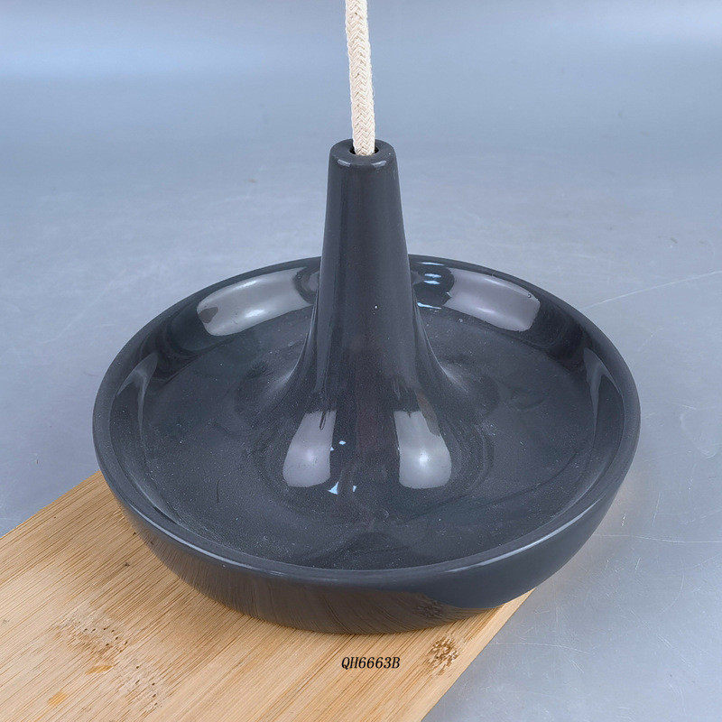 陶瓷喂装饰器户外花园摆件树上鸟食槽鸟碗挂件鸟工艺品