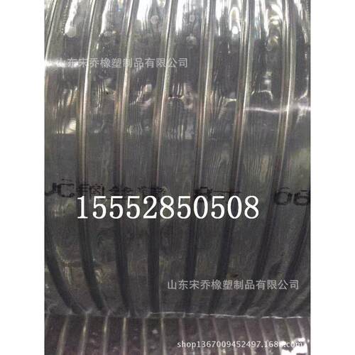 pvc透明钢丝增强软管透明钢丝防静电油管32mm-300mm透明管钢丝