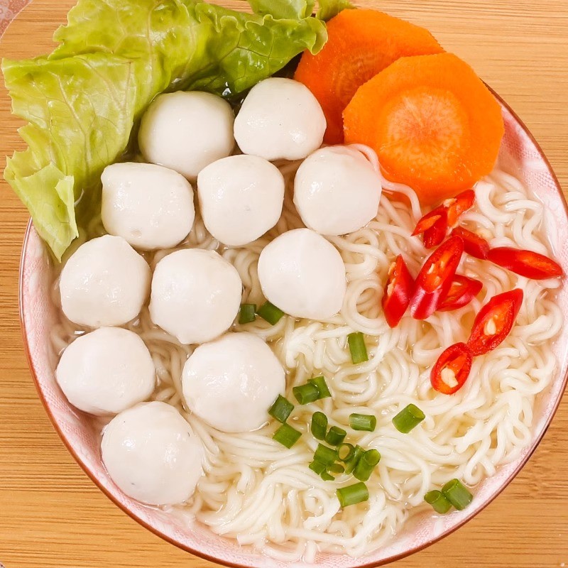 龙旺闽南脆丸实心小鱼丸5斤大袋麻辣烫串香火锅食材关东煮小丸子