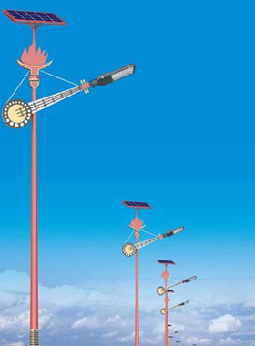 太阳能路灯户外灯5米6大功率新农村米led超亮8米道路工程款路灯杆