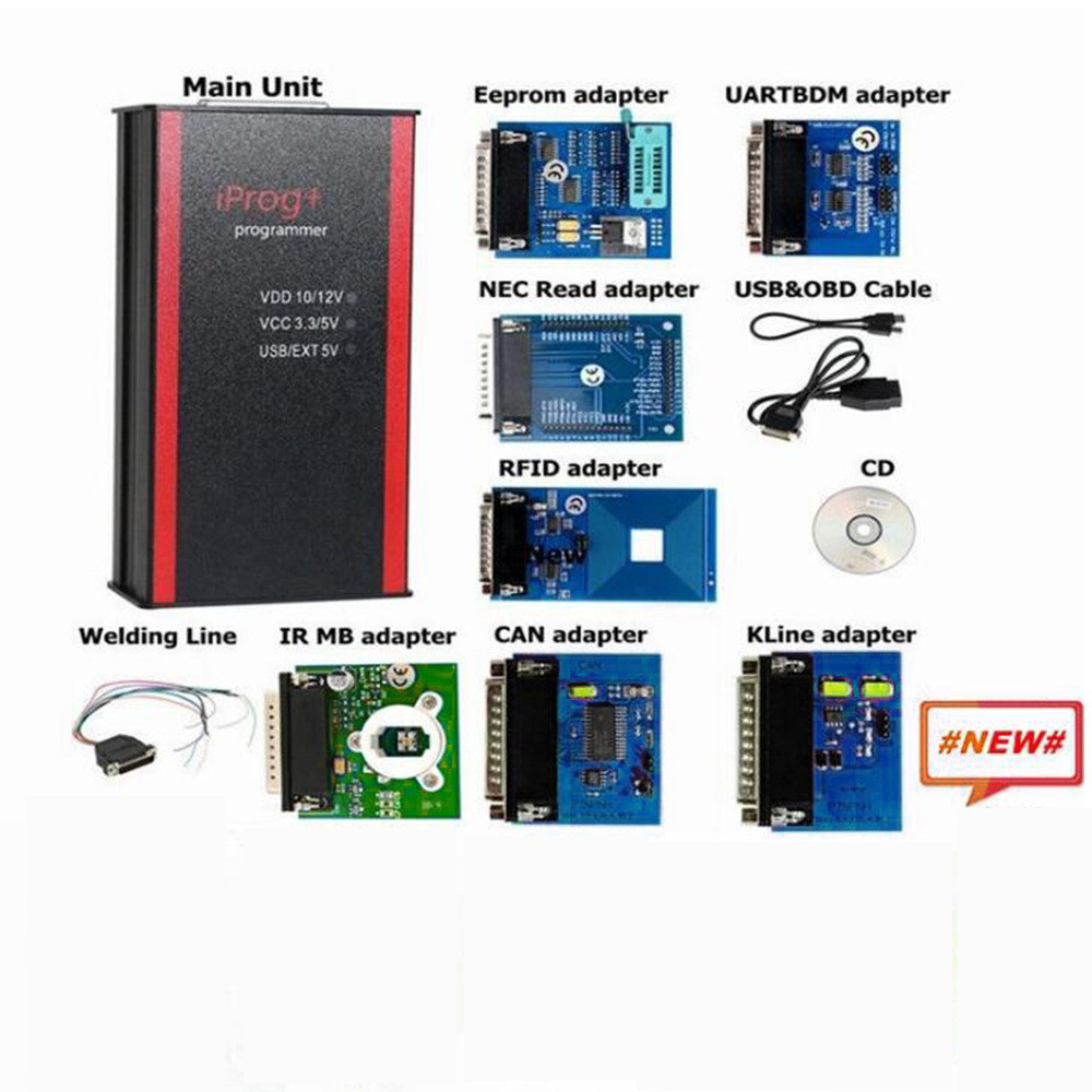 Iprog+KeyProgrammerSupportIMMOwithECU编程器7件套