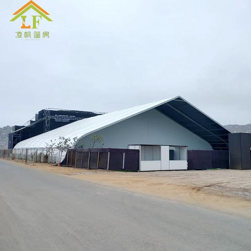 热销广州篷房篷房工厂出秘鲁户外tfs弯柱篷房体育赛事篷房展览源