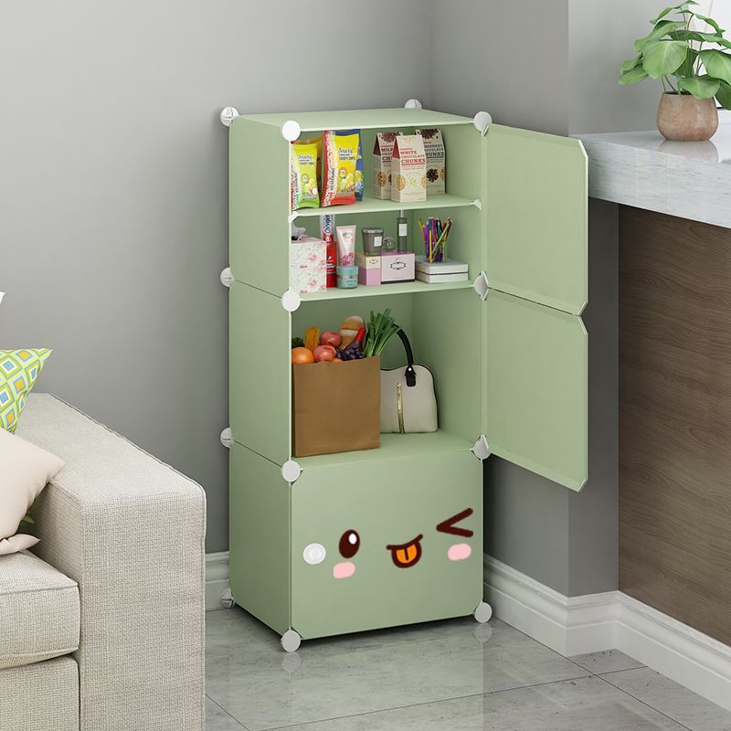 收纳柜柜简易组装塑料多层仿抽屉柜床头角落家用落地小收纳储物箱