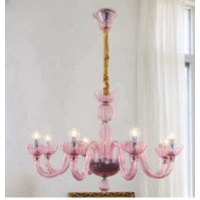 法式复古吊灯玻璃香槟色蜡烛灯美式轻奢客厅主灯创意卧室餐厅灯具