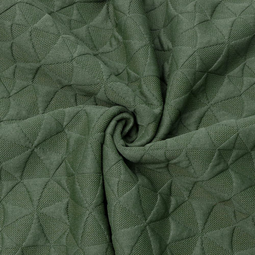 三角形平板提花面料加厚沙发套针织布抱枕床垫套经编丝绒提花针织