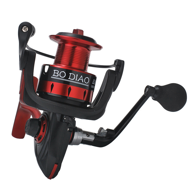 矶无间隙路亚纺车轮全金属线杯镂空渔轮金属钓海钓杆鱼轮批发