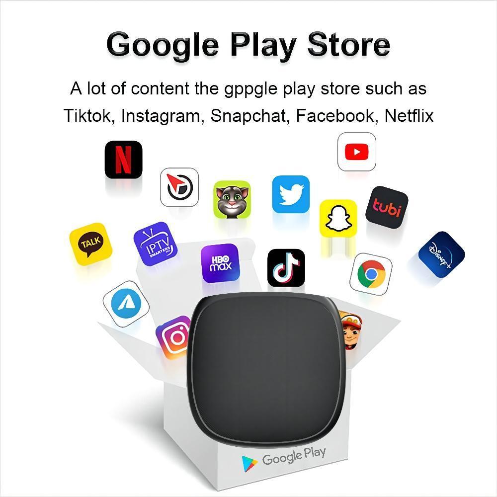 热销无线八原车屏升级安卓13高通6125carplay核4g智能盒子内存8g+