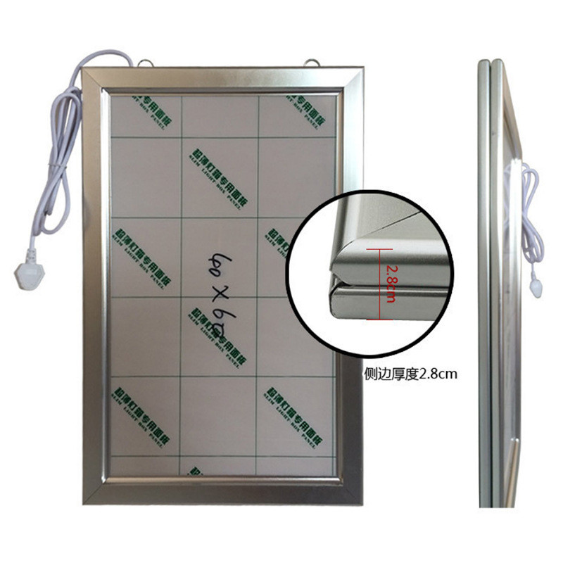 厂家直供展示灯箱超薄led发光广告电梯灯箱奶茶店亚克力灯箱灯箱