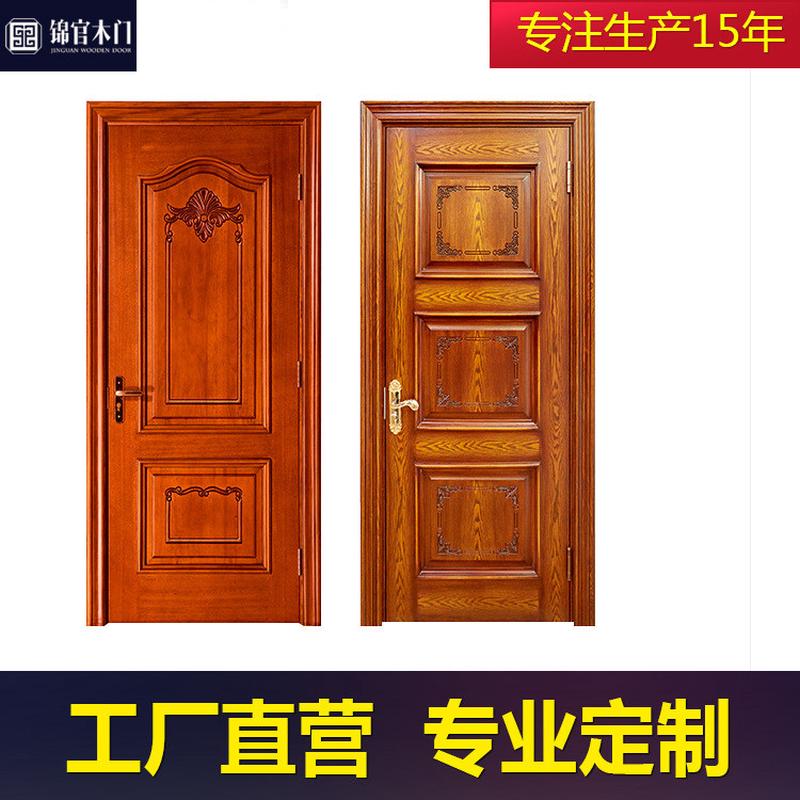 成都木门实木复合免漆套装门高档PVC平开门卫生间厨房工程门