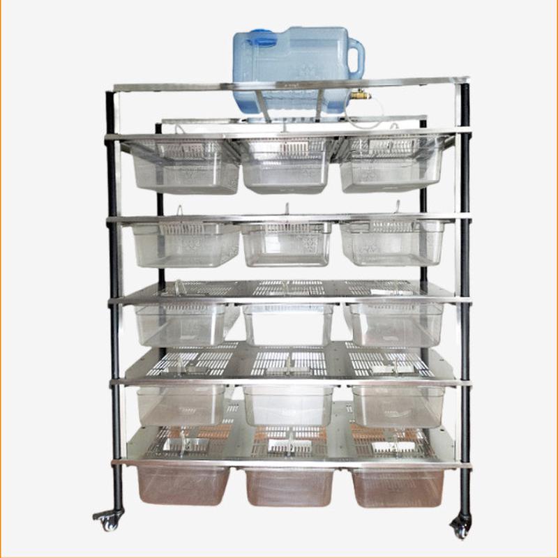 新荣花枝鼠全自动饮水多层不锈钢鼠笼架实验鼠金丝熊小白鼠青