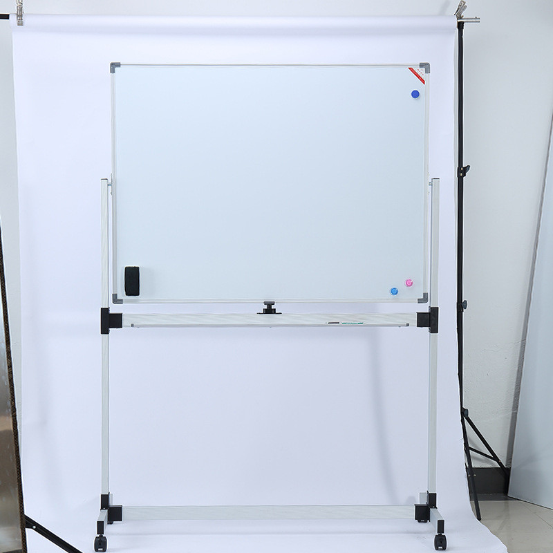 支架式厂家直销可移动双面铝合金上海白板培训白板多功能轻便