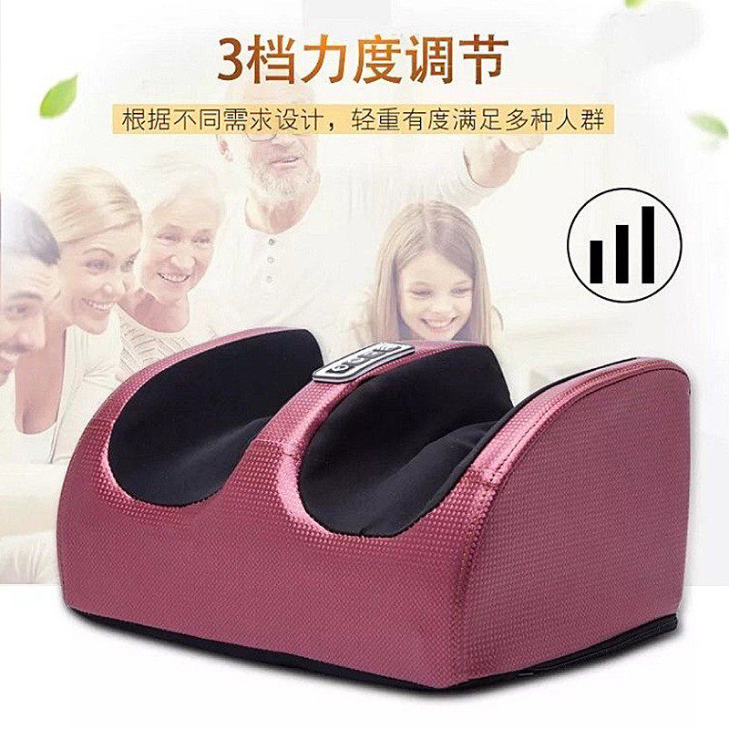 热销footmassager脚底穴位按摩器足部足疗机揉捏小腿捏脚仪器加热