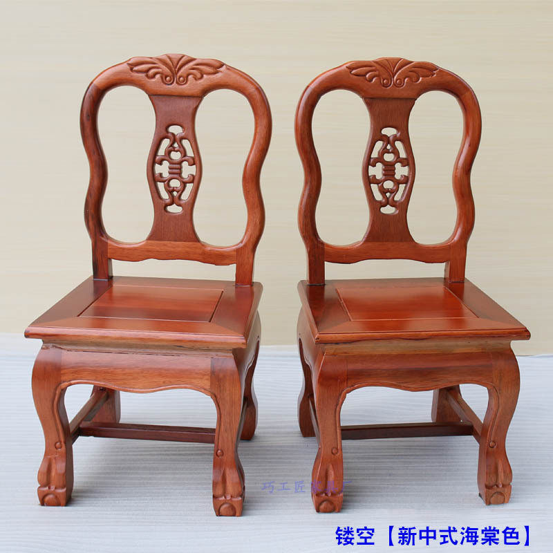 实木小椅子子孙靠背儿童矮凳换鞋凳家用婚庆虎脚椅子厂家批发木椅