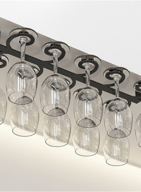 创意蝴蝶吊挂悬挂家用橱酒柜高脚杯架倒挂香槟杯收纳红酒杯架杯架