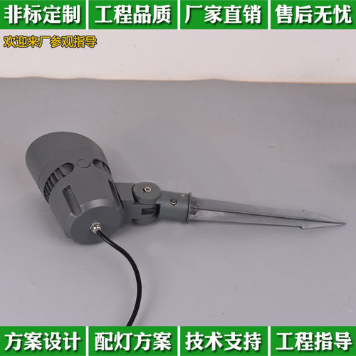装饰灯酒店埋地灯投光灯照树灯新款草地地插防雨水圆形彩色嵌入式