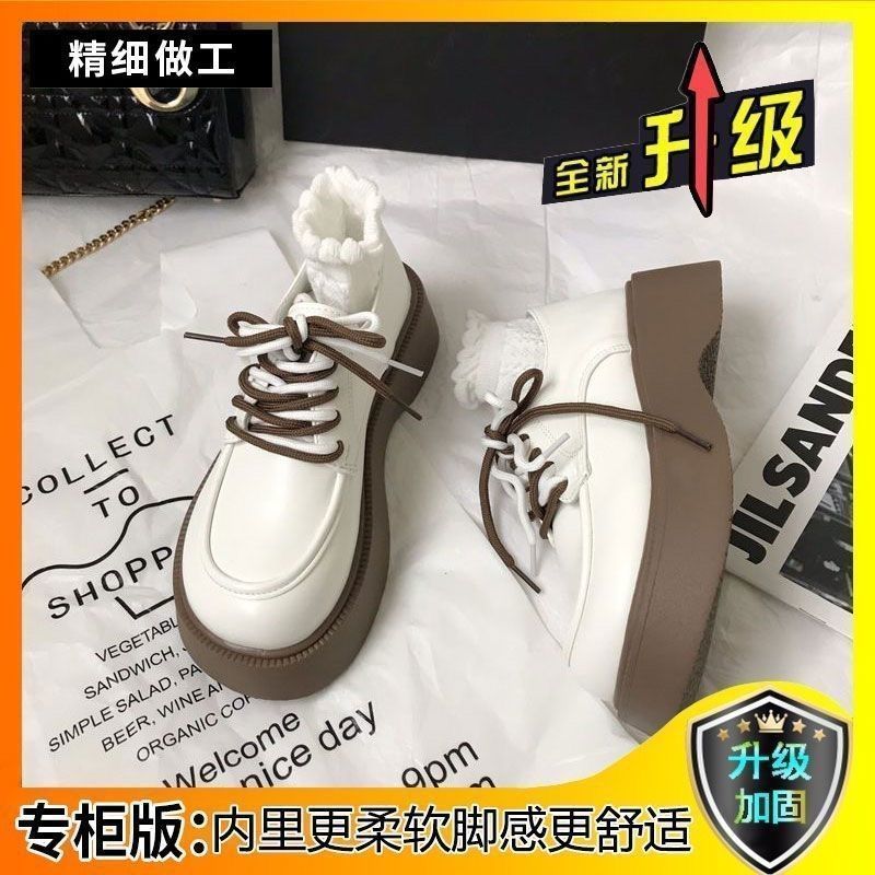 25新款纯欲风小皮鞋女秋季2025爆款厚底ins日系jk玛丽珍鞋增高软