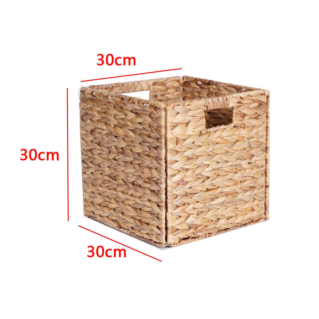家用收纳筐杂物置物筐葫芦草收纳篮编织带把手无盖玄关收纳筐,收纳整理,淘宝优惠券,粉丝福利购,淘宝优惠卷