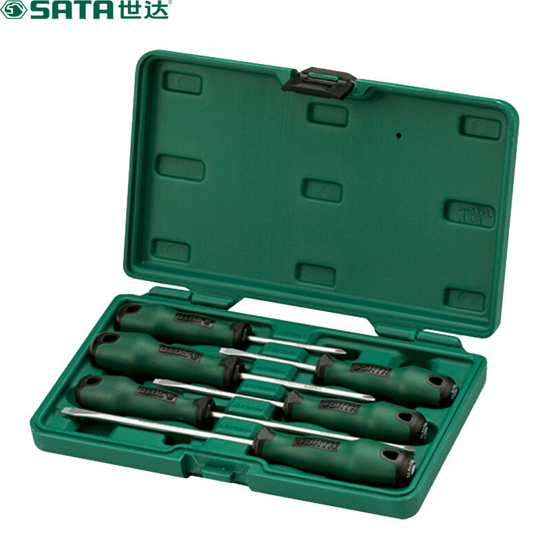 世达工具十字一字螺丝刀套装组合家用改锥汽修花型起子维修09306