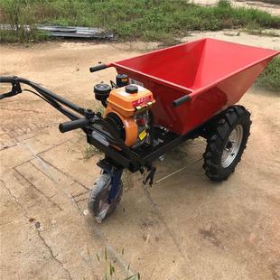 电动小推车建筑工程翻斗车汽油手推车