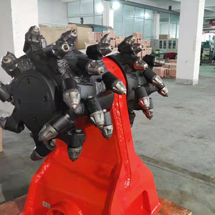 液压动力头隧道掘进采煤混凝土铁刨机铁刨头 挖掘机铣挖机头改装