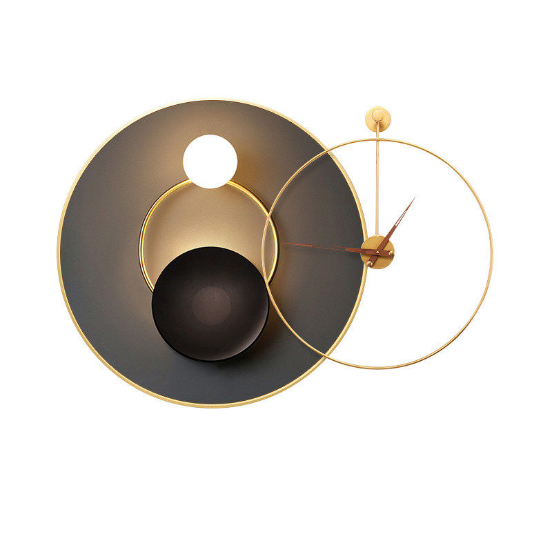 现代简约装饰画时钟创意客厅家用艺术钟表餐厅挂钟轻奢墙挂画