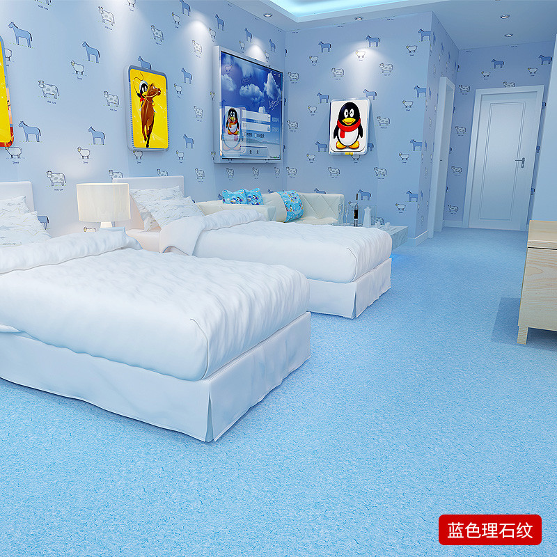 地板革pvc地板加厚耐磨幼儿园商用工程革防水水泥地板贴1.6地新款
