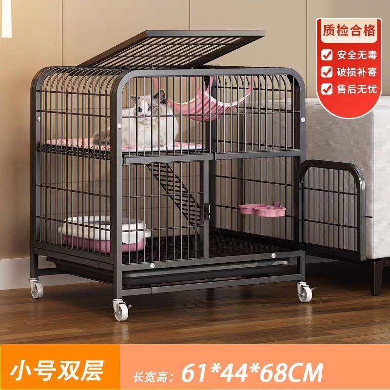 猫笼家用室内猫空间带厕所一体加粗加固猫别墅超大舍猫窝猫咪笼子