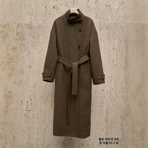 韩国代购高级感灰色毛呢大衣