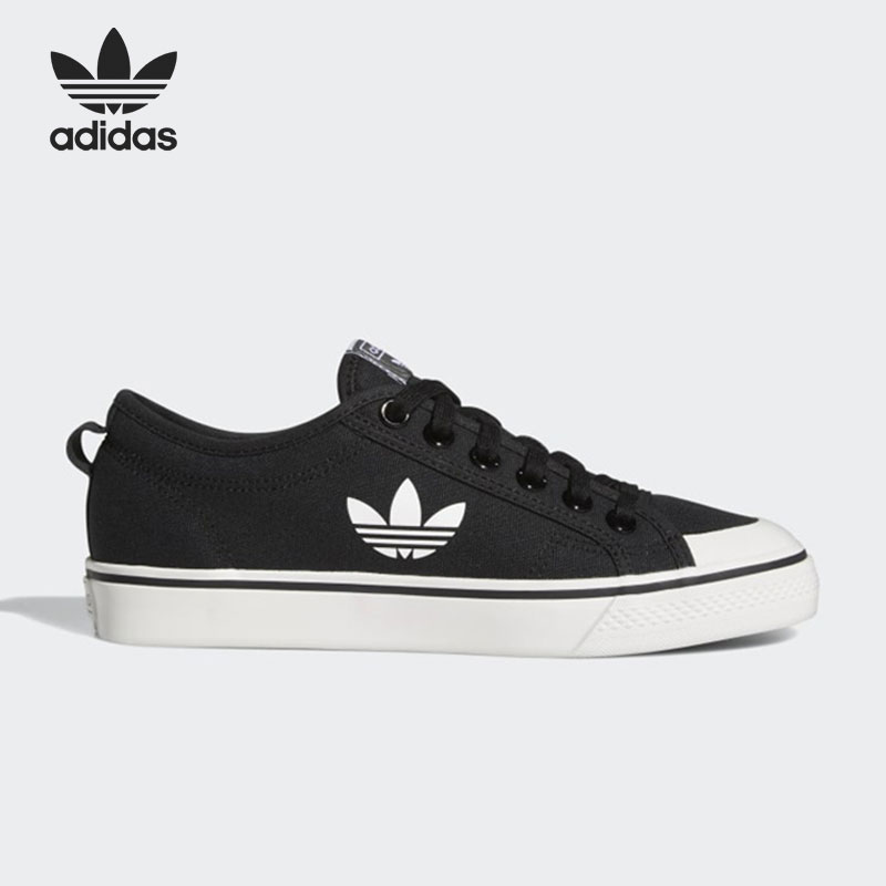 Adidas/阿迪达斯正品三叶草 NIZZA 男女低帮帆布鞋板鞋GZ7290